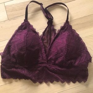 Lace bralette, Large